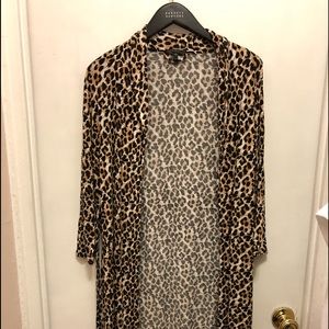 A light robe with a belt, size M